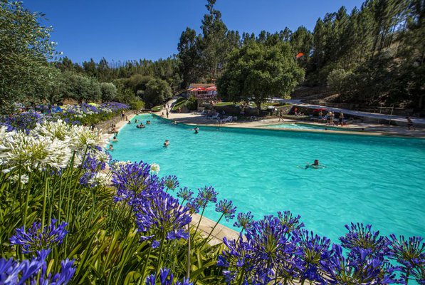 River beaches, waterfalls and pools